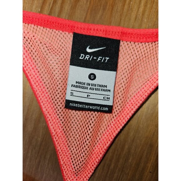 Nike Dri-Fit Women's Racerback Tank Top Small Pink Leopard Print - Picture 5 of 8